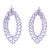 Elegant Diamond 18kt White Gold Earrings – 4.17 Carats, A Pair For Sale