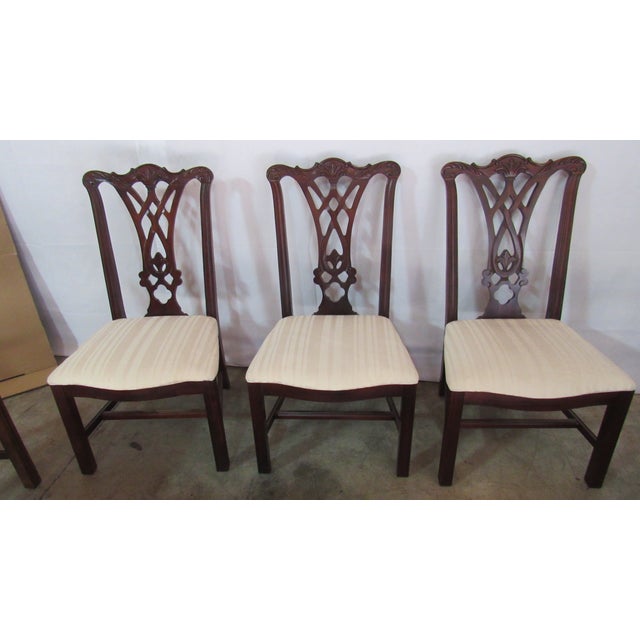 Item: Chippendale Dining Room Chairs Details: Great Designer Look/Quality Piece Mahogany Chippendale Style Beautiful Look...