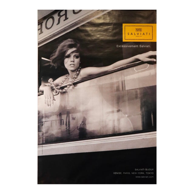 2020s French Jewlery Bus Shelter Adverstisement, Salviati 1859 - Excessivement Salviati For Sale