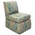 Contemporary Pair of Highland House Eton Skirted Swivel Slipper Chair For Sale - Image 3 of 9