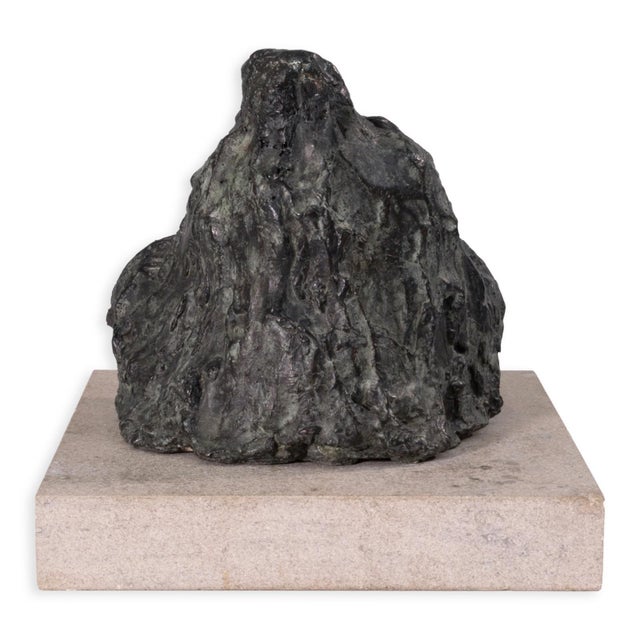 Richard Kozlow - Spectre (Green), 1996 Modern Bronze Sculpture on Cement Base For Sale - Image 4 of 7