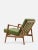 Stefan Lounge Chair in Green Fabric and Dark Wood, 2023 For Sale - Image 3 of 4