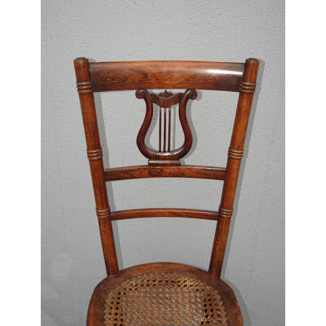 Antique Barstool Cane Childs High Chair ~ French Farm House Chic For Sale In Los Angeles - Image 6 of 12