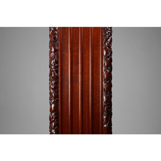 Art Deco French Square Oak Pedestal, 1915 For Sale - Image 9 of 12