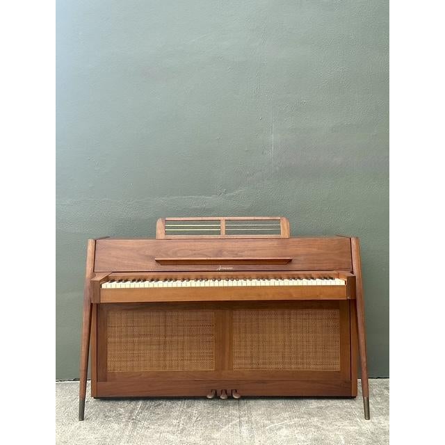 Vintage MCM Baldwin “Acrosonic” Standing Piano For Sale - Image 4 of 12