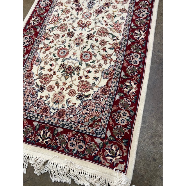 1990s Handwoven Persian Style Runner Rug 2'5" X 12'0"
