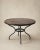 Late 20th Century Late 20th Century Round Wood & Wrought Iron Dining Table For Sale - Image 5 of 5