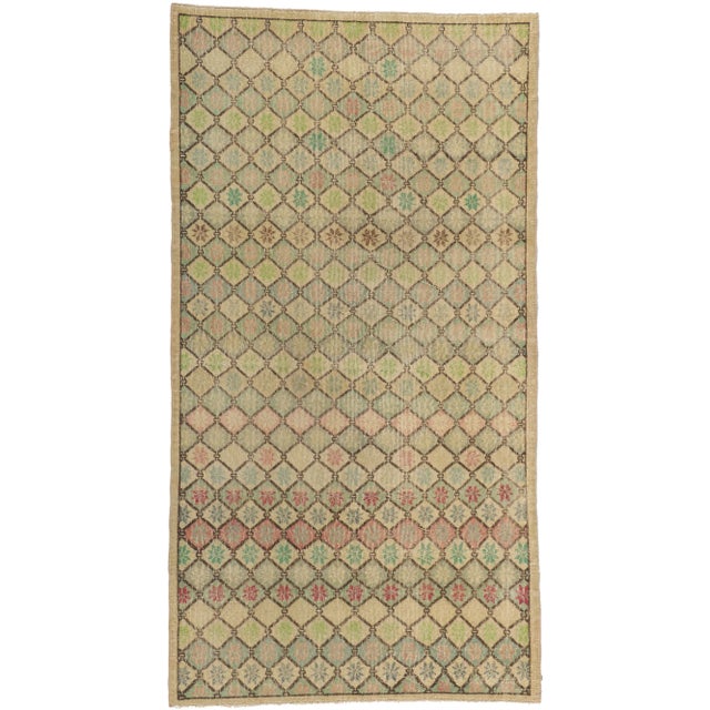 Vintage Turkish Sivas Rug - 04'00 x 07'07 For Sale - Image 10 of 10