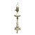 French Country Small Cream Table Lamp For Sale