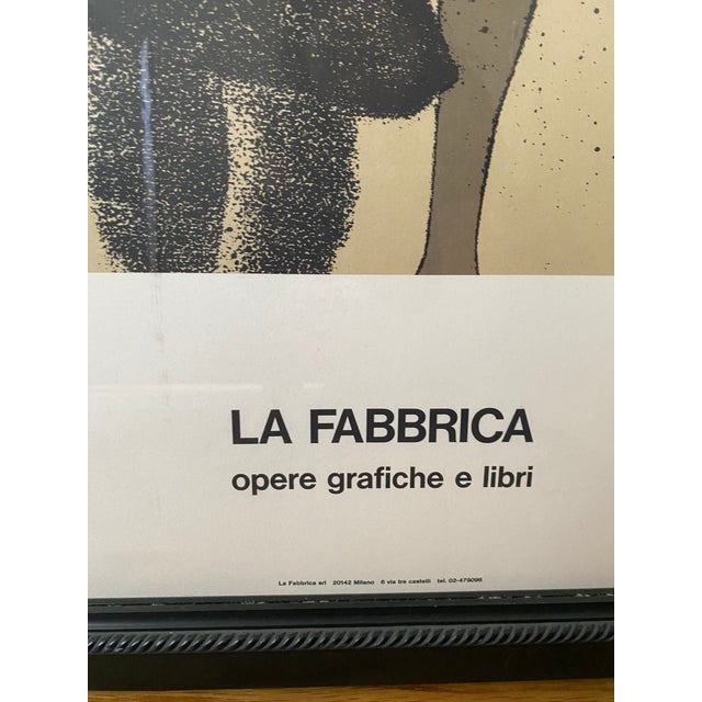 Red R B Kitaj Signed Print a Life 1975 La Fabbrica, Framed For Sale - Image 8 of 9