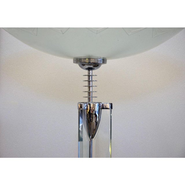 Vintage Crystal Floor Lamp by Pietro Chiesa for Fontana Arte, 1930s For Sale - Image 8 of 14