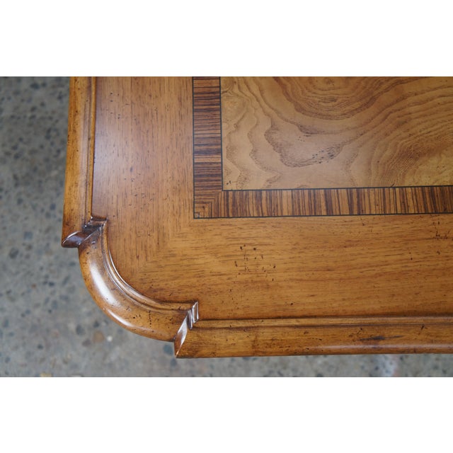 Attributed Thomasville Italian Hills of Tuscany Bibbiano Trestle Dining Table 118" For Sale - Image 13 of 17