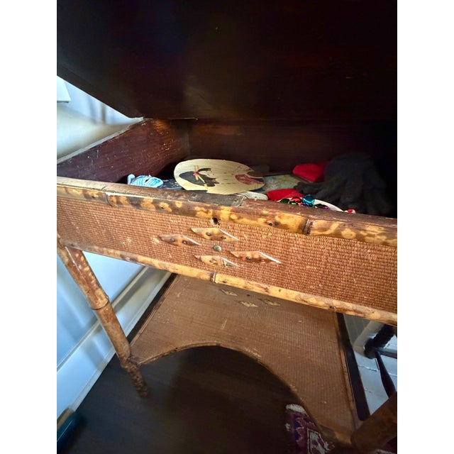 19th Century English Bamboo Secretary For Sale - Image 10 of 18