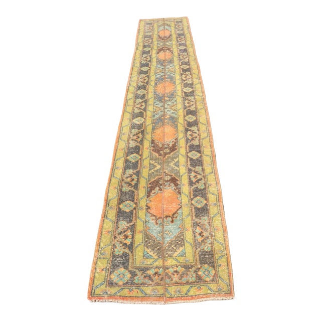 Vintage Anatolian Bohemian Runner For Sale