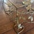 Diego Giacometti 1970s Vintage Italian Brass Organic Tree & Bird Square Cocktail Table For Sale - Image 4 of 9