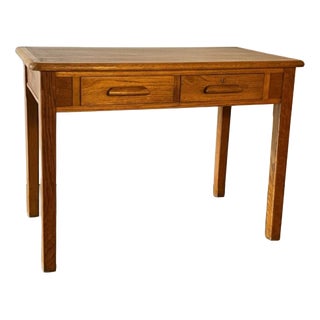 Abbess Desk in Wood, 1940s For Sale