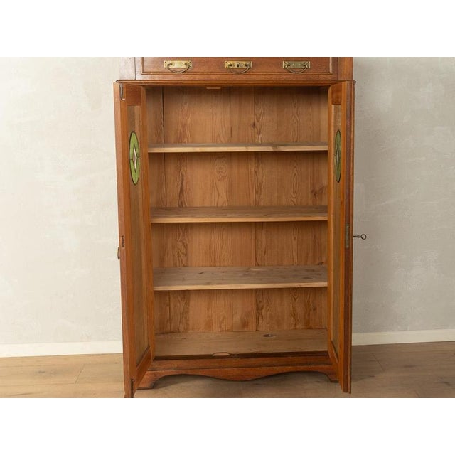 Wood Art Nouveau Vertiko Cabinet For Sale - Image 7 of 10