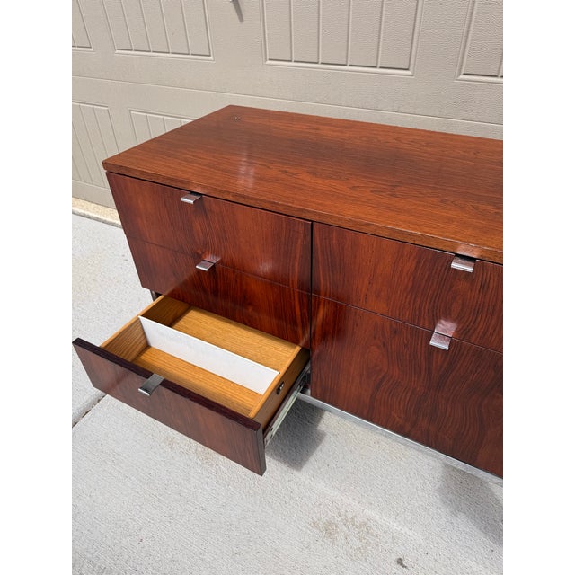 Knoll Knoll Rosewood Cabinet For Sale - Image 4 of 11
