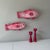 Pink Pink Folk Art Paper Mache Hanging Fish- a Pair For Sale - Image 8 of 9