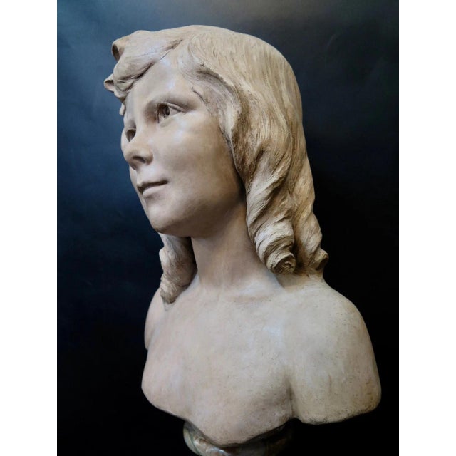 Vintage Early 20th Century Terra Cotta Figural Sculpture For Sale In New York - Image 6 of 11