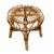 Mid-Century Modern Bamboo and Rattan Circular Stool attributed to Franco Albini, Italy, 1960s For Sale - Image 3 of 8