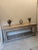 Late 20th Century Vintage Scandinavian Whitewashed Pine Console For Sale - Image 5 of 6