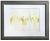 Contemporary Vintage Yellow & Gray Abstract in Gray Frame For Sale - Image 3 of 3