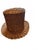 Mid-Century Woven Wicker Top Hat Novelty Basket - Made in Yugoslavia For Sale - Image 4 of 6