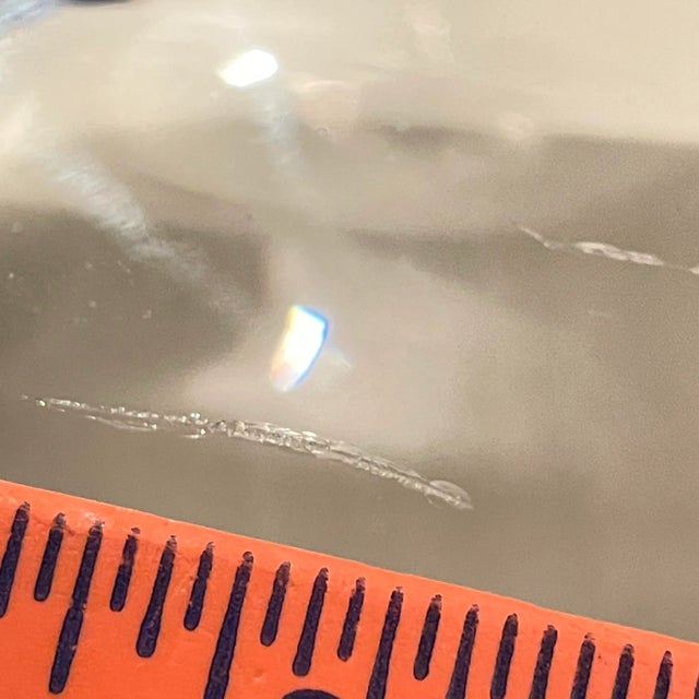 Transparent 1970s Kosta Boda Crystal Vase Signed by Goran Warff #47808 For Sale - Image 8 of 9