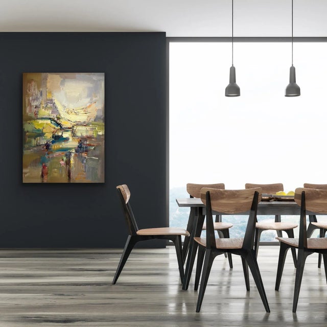 Contemporary Abstract Original Oil Painting For Sale - Image 4 of 12