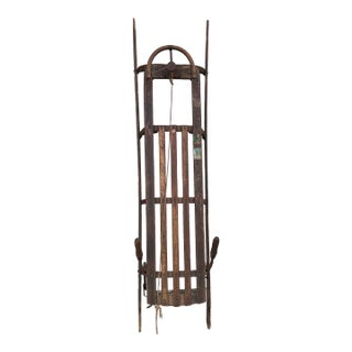 Antique 19th Century Wooden Sled For Sale