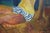 French School Artist, Young Woman at the Port of Sanary, Oil Painting on Canvas, Framed For Sale - Image 16 of 18