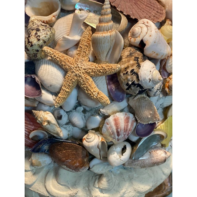 1990s Handmade Seashell Topiary For Sale - Image 5 of 7