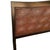 1980s French Provincial Style Ebonized & Caned High-Back Bench With Nailhead Trim For Sale - Image 12 of 18
