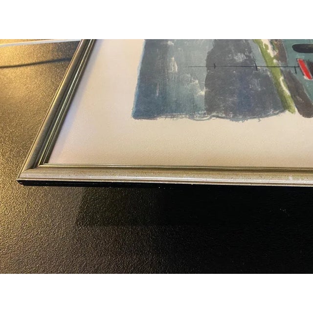 Blue William Goliasch, Le ponton, 1983, Lithograph For Sale - Image 8 of 10