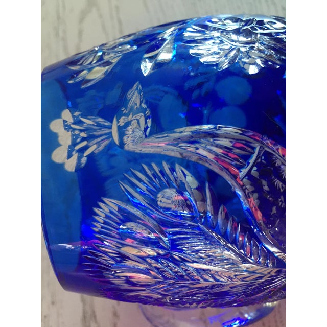 Cobalt Glass Beer Mug by A. Jabłoński, 1980s For Sale - Image 4 of 18