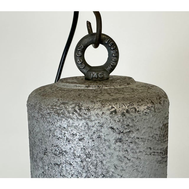 1960s Large Industrial Cast Aluminium Cage Pendant Light, 1960s For Sale - Image 5 of 16