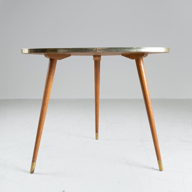 Wood Vintage German Side Table, 1960 For Sale - Image 7 of 11