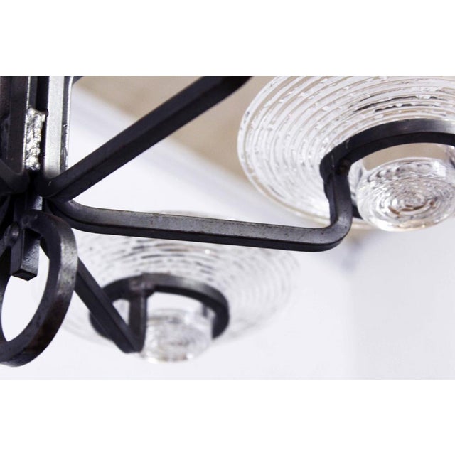 Art Deco Chandelier attributed to Erik Höglund, 1960s For Sale - Image 9 of 16