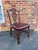 Antique Chippendale Style Mahogany Leather Seat Dining Side Chairs For Sale - Image 16 of 17