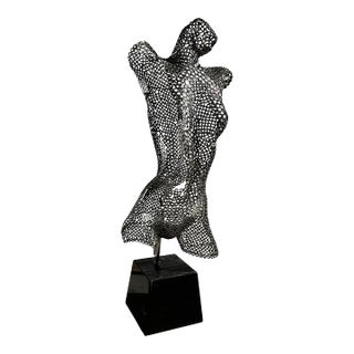 44" Granite Base Figurative Sculpture Made of Nuts For Sale