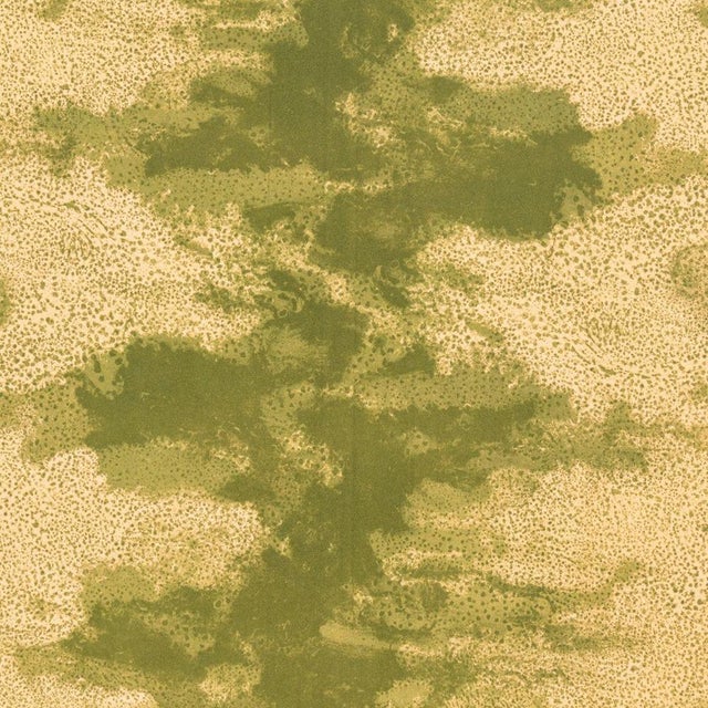 Manfred Schwartz (American, b. Poland, 1909-1970), "Green Serration", Lithograph in Colors on Paper, mid 20th century,...