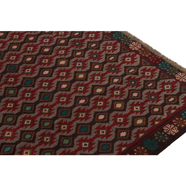2010s Rug & Kilim’s Baluch Tribal Rug With Colorful Geometric Patterns For Sale - Image 5 of 7
