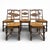 Brutalist Oak Chairs in the style of Dudouyt, Set of 5 For Sale - Image 11 of 11