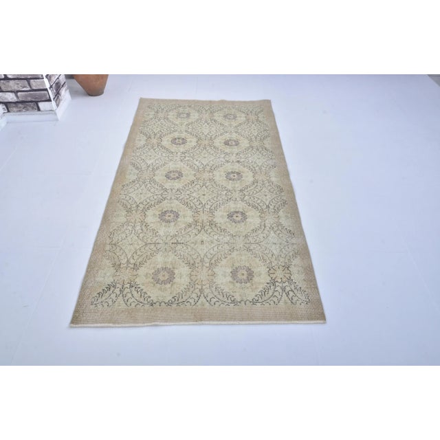 1960s Turkish Rustic Decor Floor Vintage Rug For Sale - Image 11 of 11