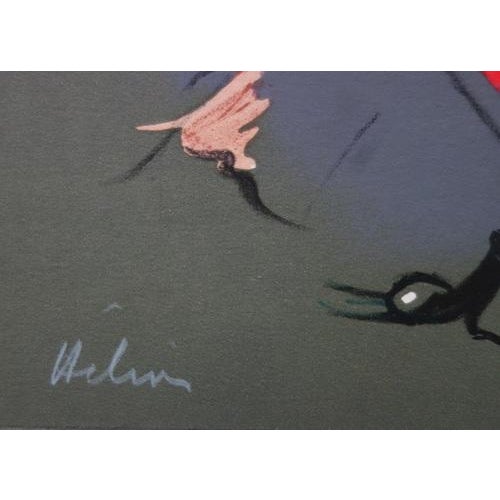 Modern Jean Helion, Gold Miners, Original Lithograph For Sale - Image 3 of 4