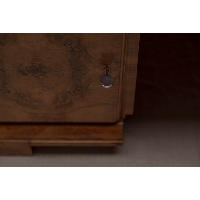 1940s Burlwood Desk or Center Table, 1940s For Sale - Image 5 of 17