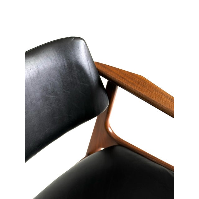 Black Lene Chair from Arne Vodder, 1960s For Sale - Image 8 of 9