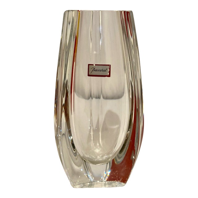 Vintage Baccarat Crystal Vase For Sale