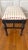1960s Petite Painted Wood Bench With Upholstered Seat For Sale - Image 4 of 11